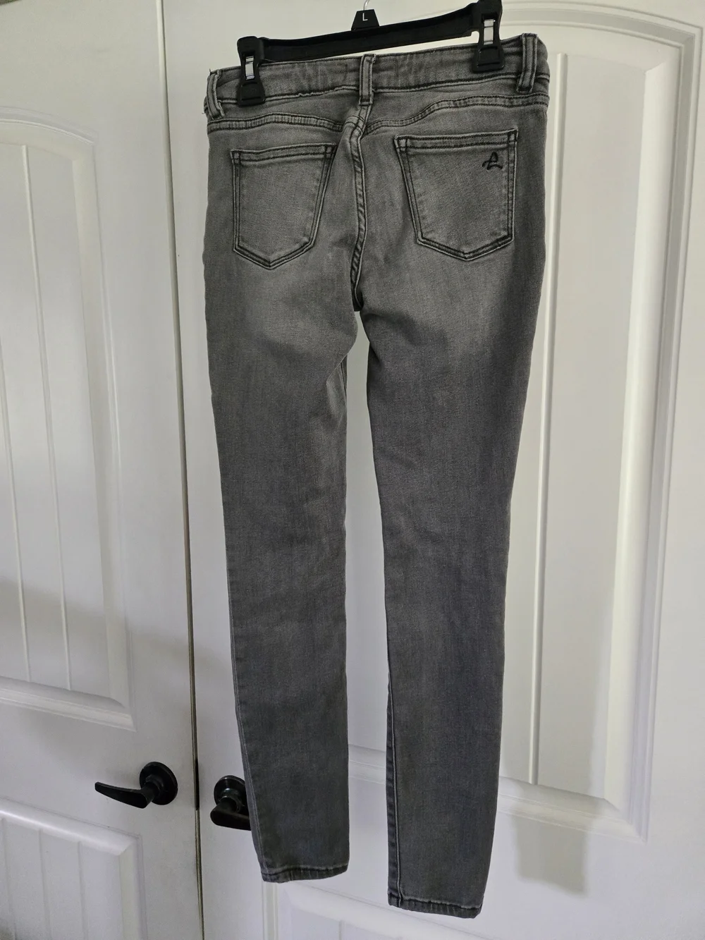 DL1961 Kids Chloe Gray Skinny Jeans Size 12 Stretch Denim
